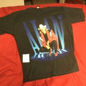 Vintage ALAN JACKSON Who I  am concert tour tshirt